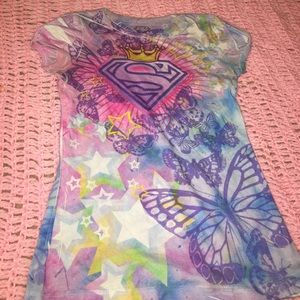 Super colorful superman shirt❣️